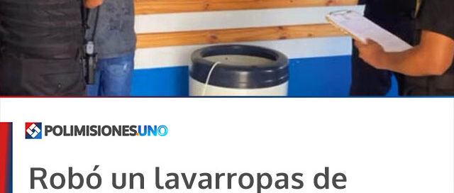 Robó un lavarropas de madrugada y fue detenido cuando intentaba venderlo en Dos Hermanas