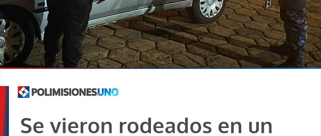 Se vieron rodeados en un control y abandonaron un auto acondicionado para el contrabando en la frontera de Irigoyen